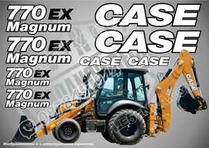 Case 770EX Magnum стикери