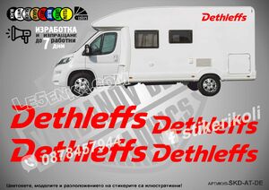 Dethleffs надписи за кемпер