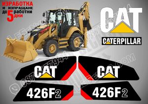 CAT 426F стикери